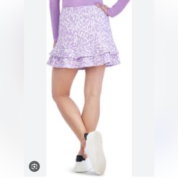 SAGE COLLECTIVE Flyer Floral Ruffle Hem Purple Skort Women’s SZ Small BRAND NEW - Picture 3 of 13